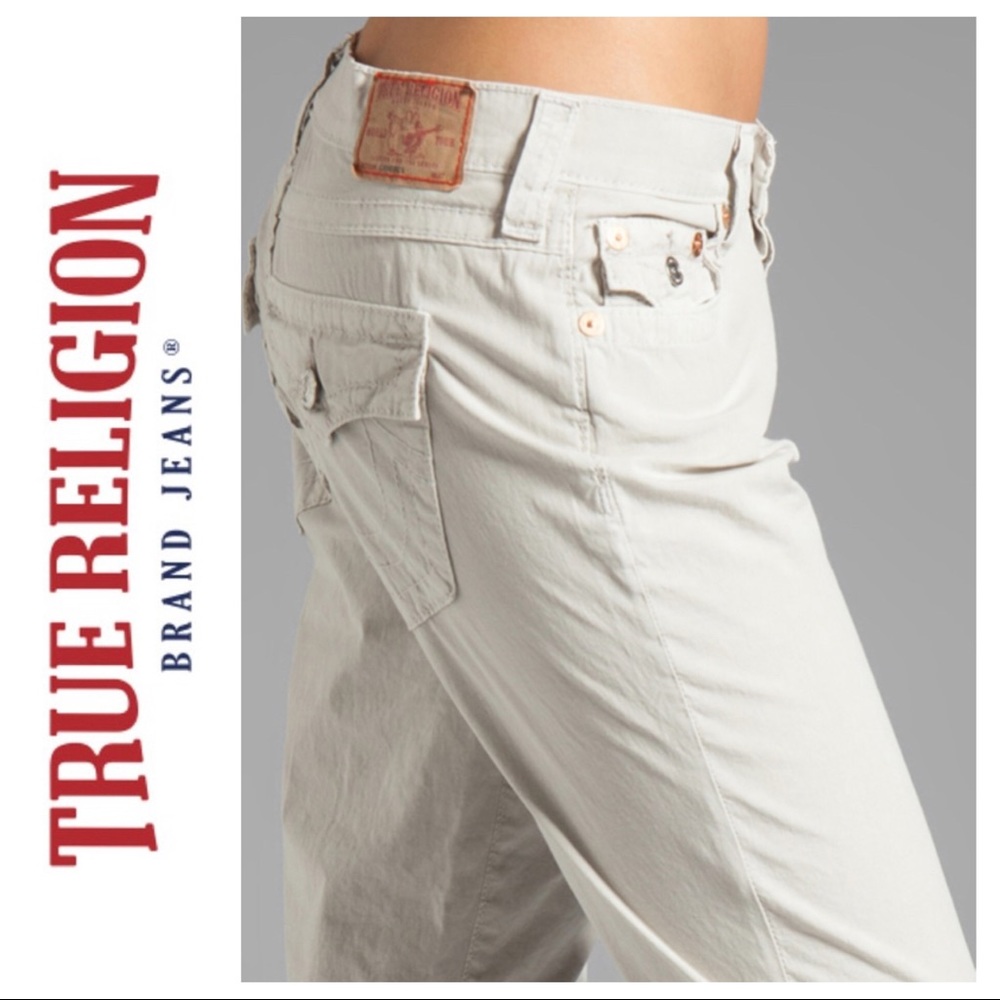 True Religion White Cropped Pants - Picture 3 of 16